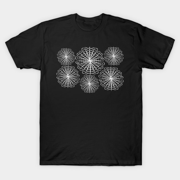 Spooky Spiderweb/Cobweb Design, made by EndlessEmporium T-Shirt by EndlessEmporium